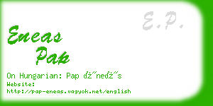 eneas pap business card